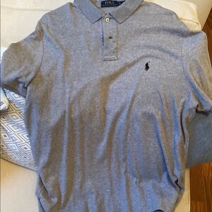 Polo by Ralph Lauren Men's Grey Polo Shirt